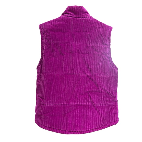 Mod-O-Doc Vintage Corduroy Purple Chunky Vest Women's Size Medium - Picture 4 of 7
